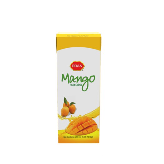 PRAN Mango Fruit Drink Tetra Pack 200 ml