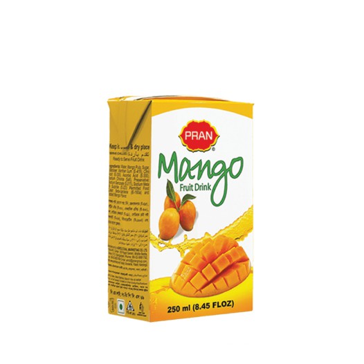 PRAN Mango Fruit Drink Tetra Pack 250 ml