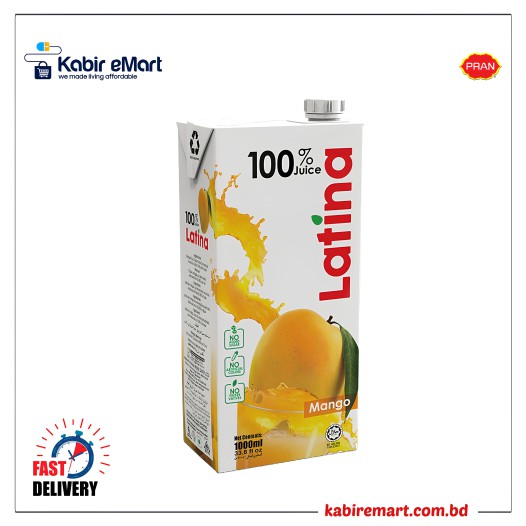 PRAN Latina Mango Juice 1000ml