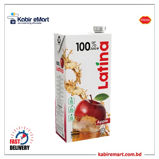 PRAN Latina Apple Juice 1000ml