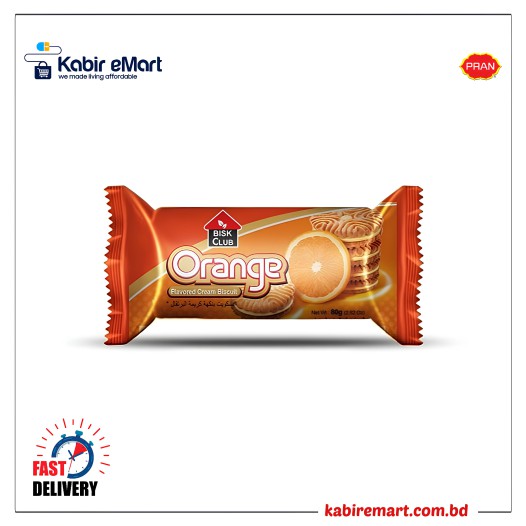 Bisk Club Orange Cream Biscuit 40gm