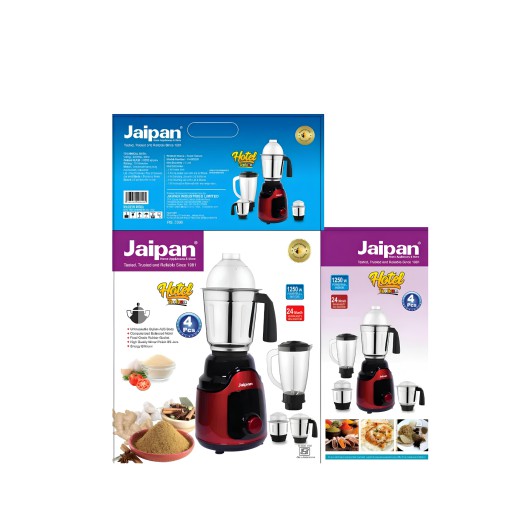 Jaipan Hotel Toofaan 4 in1 1250w Electric Grinder & Blender Made in INDIA