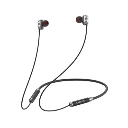 Lenovo HE08 Neckband Dual Dynamic Bluetooth Earphone