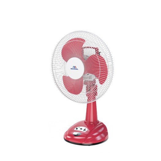 MRTF12A (12") Marcel Rechargeable Table Fan (Maroon)