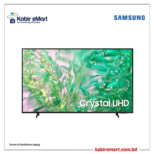 Samsung 65 Crystal 4K UHD Smart TV | UA65DU8000RSER | Series 8