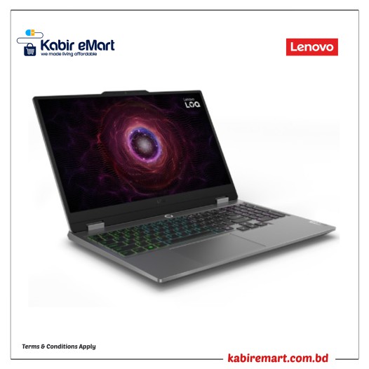 Lenovo LOQ 15AHP9 Ryzen 7 8845HS AI Integrated RTX 4060 8GB Graphics 15.6" Gaming Laptop