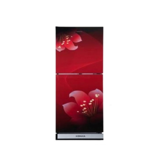 KONKA Refrigerator-KRT-165GB-Red-2-Door, Upper Freezer 165 L