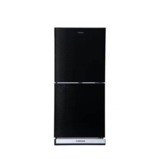 KONKA Refrigerator-KRB 190GB Black Texture-2-Door, Bottom Freezer 190 L