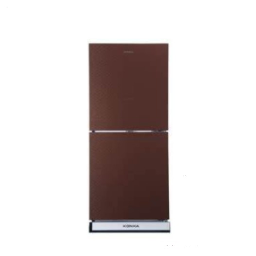 KONKA Refrigerator-KRB 190GB Coffee Texture-2-Door, Bottom Freezer 190 L