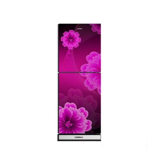 KONKA Refrigerator-KRB 190GB PurpelPeony-2-Door, Bottom Freezer 190 L