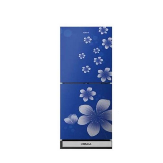 KONKA Refrigerator-KRB-190GB-Blue Delphinium-2-Door, Bottom Freezer 190 L