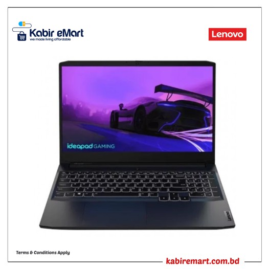 Lenovo IdeaPad Gaming 3i 15IHU Core i7 11th Gen GTX 1650 4GB Graphics 15.6" FHD Laptop With 3 Years Warranty