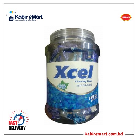 Xcel Chewing Gum - Mint Flavor - 100Pcs