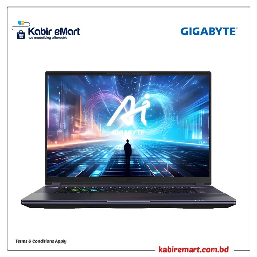 Gigabyte AORUS 16X AKG 2024 Core i7 14th Gen RTX 4060 8GB Graphics 16" WQXGA 2K 165Hz Gaming Laptop