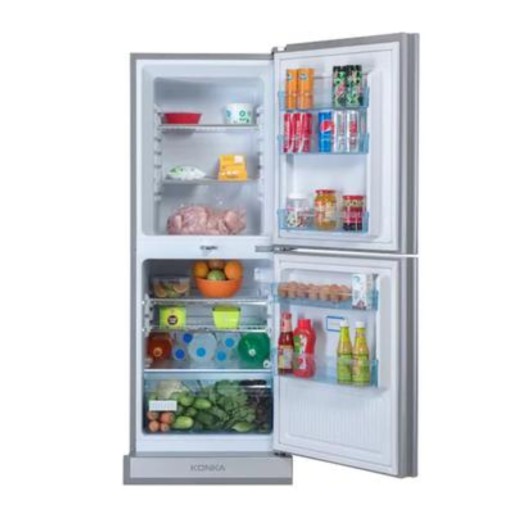 KONKA Refrigerator-KRT-200GB-Red Epiphyllum-2-Door, Upper Freezer 200 L