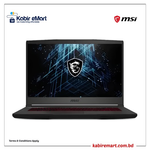 MSI GF63 THIN 12UCX Core i5 12th Gen RTX 2050 4GB Graphics 15.6" FHD 144hz Gaming Laptop