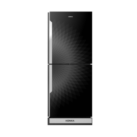 KONKA Refrigerator-KRT-282GB-Black Diamond, Upper Freezer 282 L