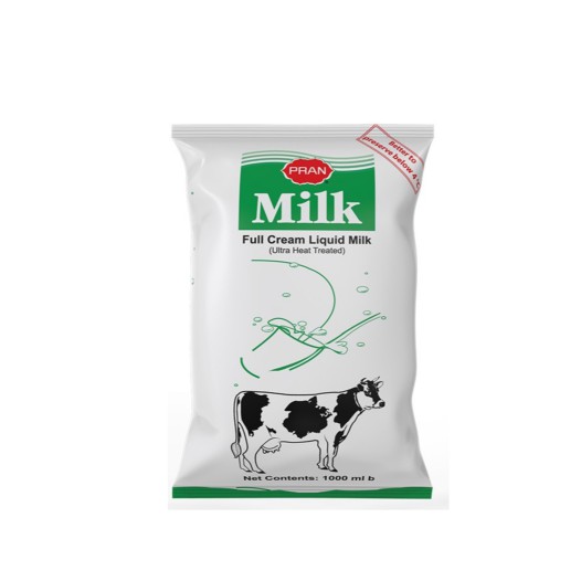 PRAN Pasteurized Milk- 1000ml