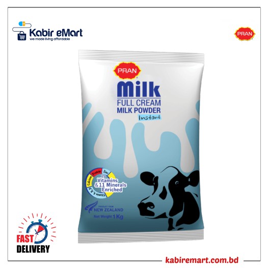 PRAN Full Cream Milk Powder 1kg