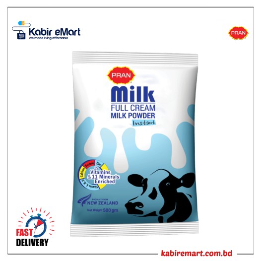 PRAN Full Cream Milk Powder 500 gm