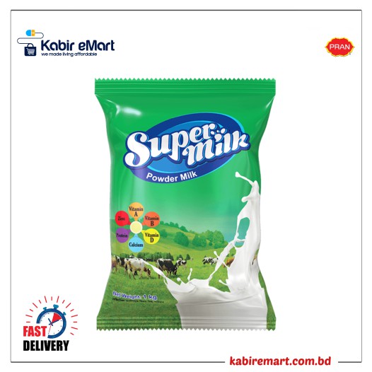 Supermilk Full Cream Milk Powder 1000gm