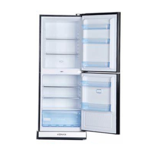 KONKA Refrigerator-KRT-315EIGB-Blue with Spot, Upper Freezer, Digital Display with Inverter 315 L