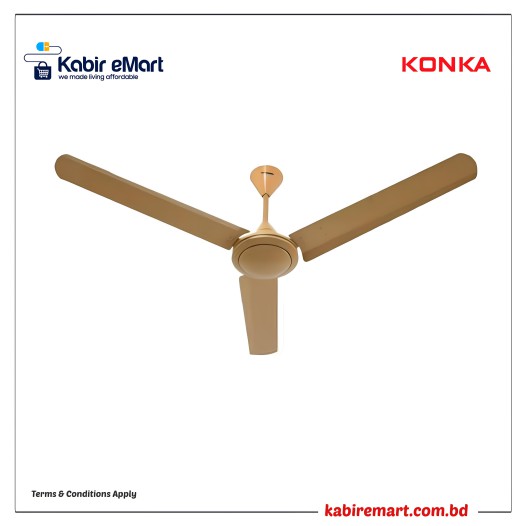 KONKA 56 Inch Ceiling Fan- Brown