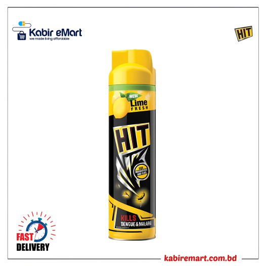 Black Hit Anti Mosquito Aerosol Spray Lime 475ml