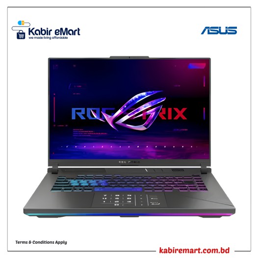 ASUS ROG Strix G16 G614JIR Core i9 14th Gen 16GB DDR5 RAM RTX 4070 8GB Graphics 16" WUXGA 165Hz Gaming Laptop