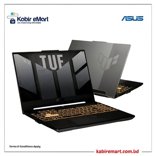 ASUS TUF Gaming F15 FX507ZC4 Core i5 12th Gen RTX 3050 4GB Graphics 15.6" FHD Gaming Laptop