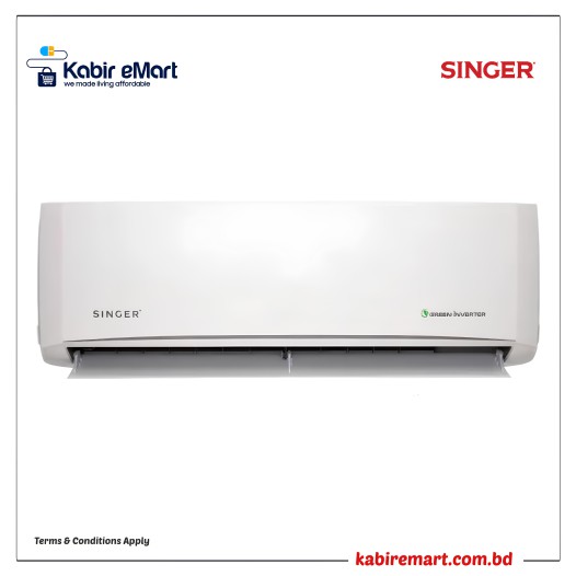 SINGER 1.8 Ton Inverter AC Split Type Green SRAC-SAS22CBR32LVSGRIH-CO