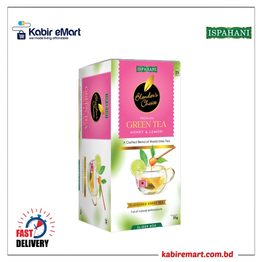 Ispahani Blender's Choice Premium Green Tea Honey & Lemon 25 pcs