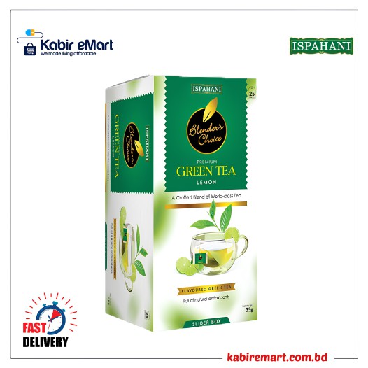 Ispahani Blender's Choice Premium Green Tea Lemon 25 pcs