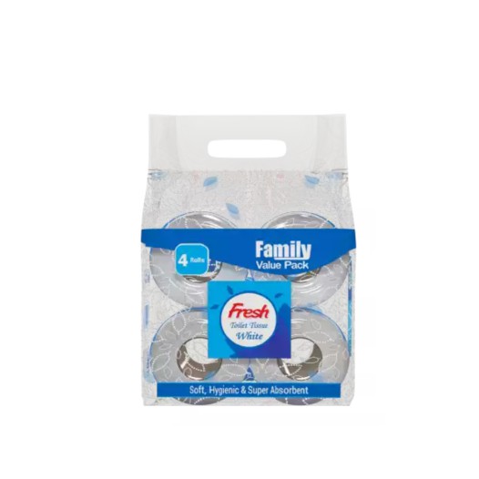 Fresh Toilet Tissue (Family Value Pack) 4 pcs