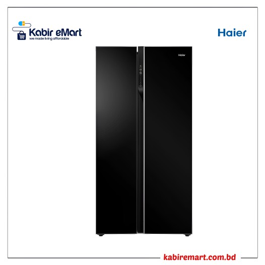 Haier No Frost Side-By-Side Refrigerator-HRF-622IBG-600 Liters