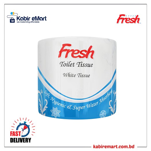 Fresh Toilet Tissue (White)