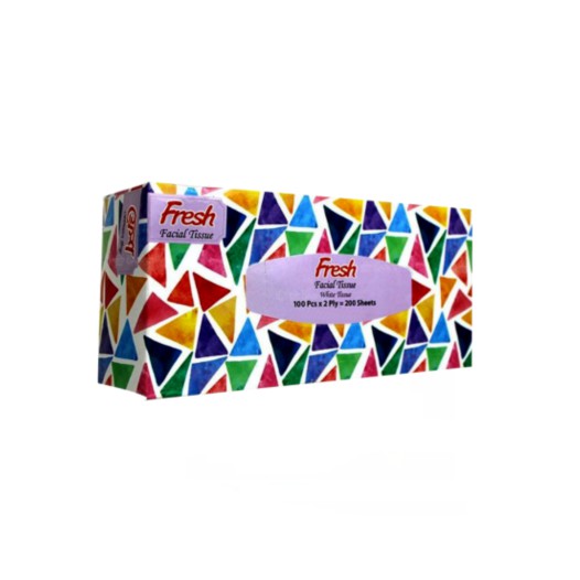 Fresh Facial Tissue White 100 Sheets x 2 Ply