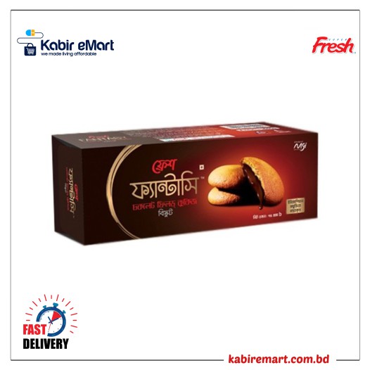 Fresh Fantasy Chocolate Filled Cookies Biscuit 75 gm