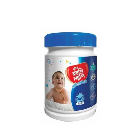 Fresh Happy Nappy Baby Wipes (Jar) 160 pcs