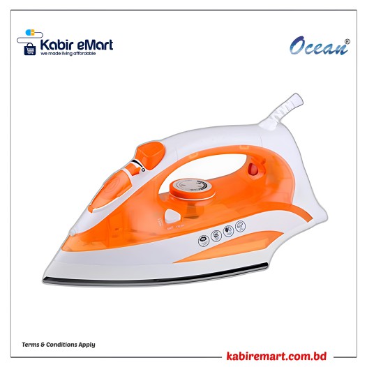 OCEAN Steam Iron   OSEI288   Orange