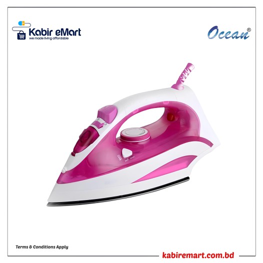 OCEAN Steam Iron   OSEI288   Pink