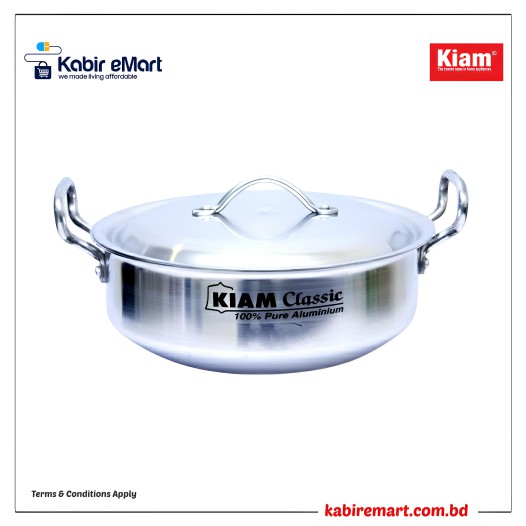 Kiam Aluminum Wok Pan – 22cm