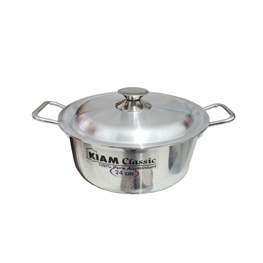 Kiam Anodized Saucepan/Stock Pot Size: 26cm