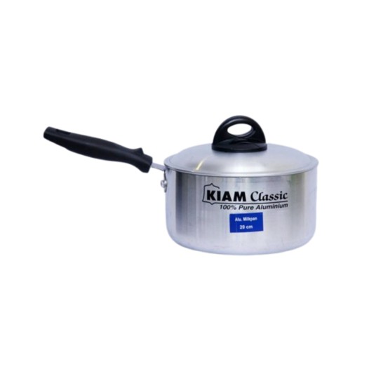 Kiam Aluminum Milk Pan with Lid - 16cm