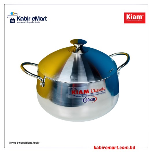 Kiam Belly Shape Saucepan - 30cm