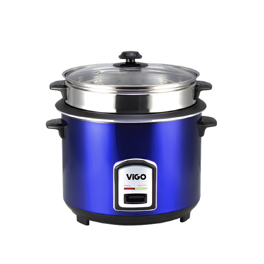 Rice Cooker 1.8 L Blue Two Pot SS 40-06 Vigo Rice Cooker