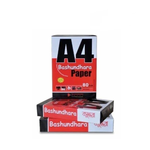 Bashundhara A4 Size Paper 80gsm (3 box) 1500 Sheets (03 Ream)