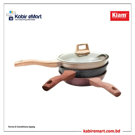 Kiam Die-Casting Straight Frypan GL- 26Cm