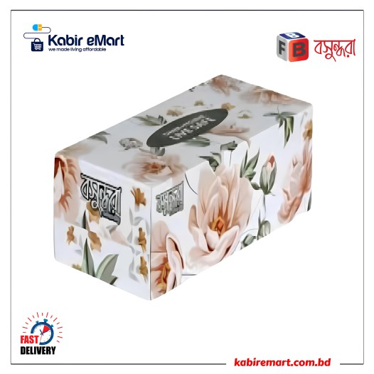 Bashundhara Facial Tissue White 120x2