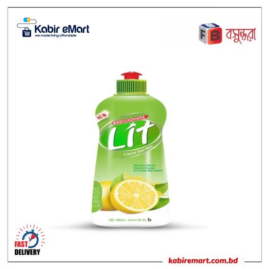 Bashundhara Lit Dw Liq Lemon Push Sys 500ml